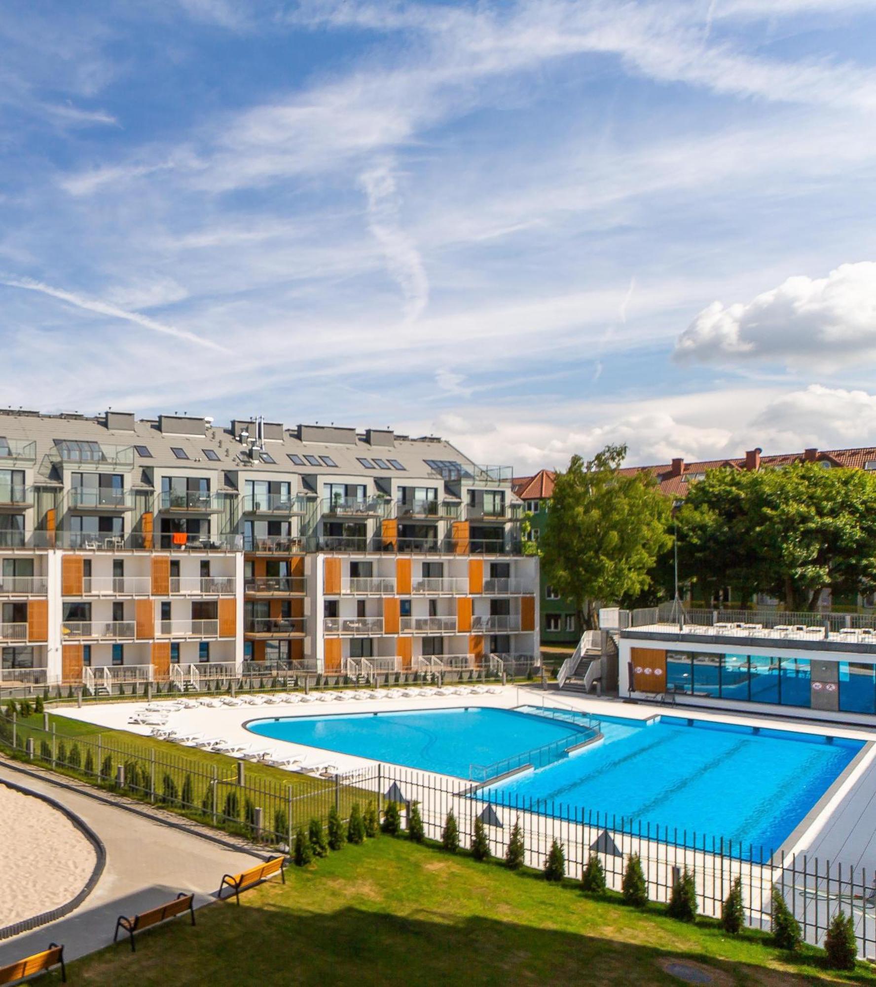 Waterline Apartamenty 科沃布热格 外观 照片